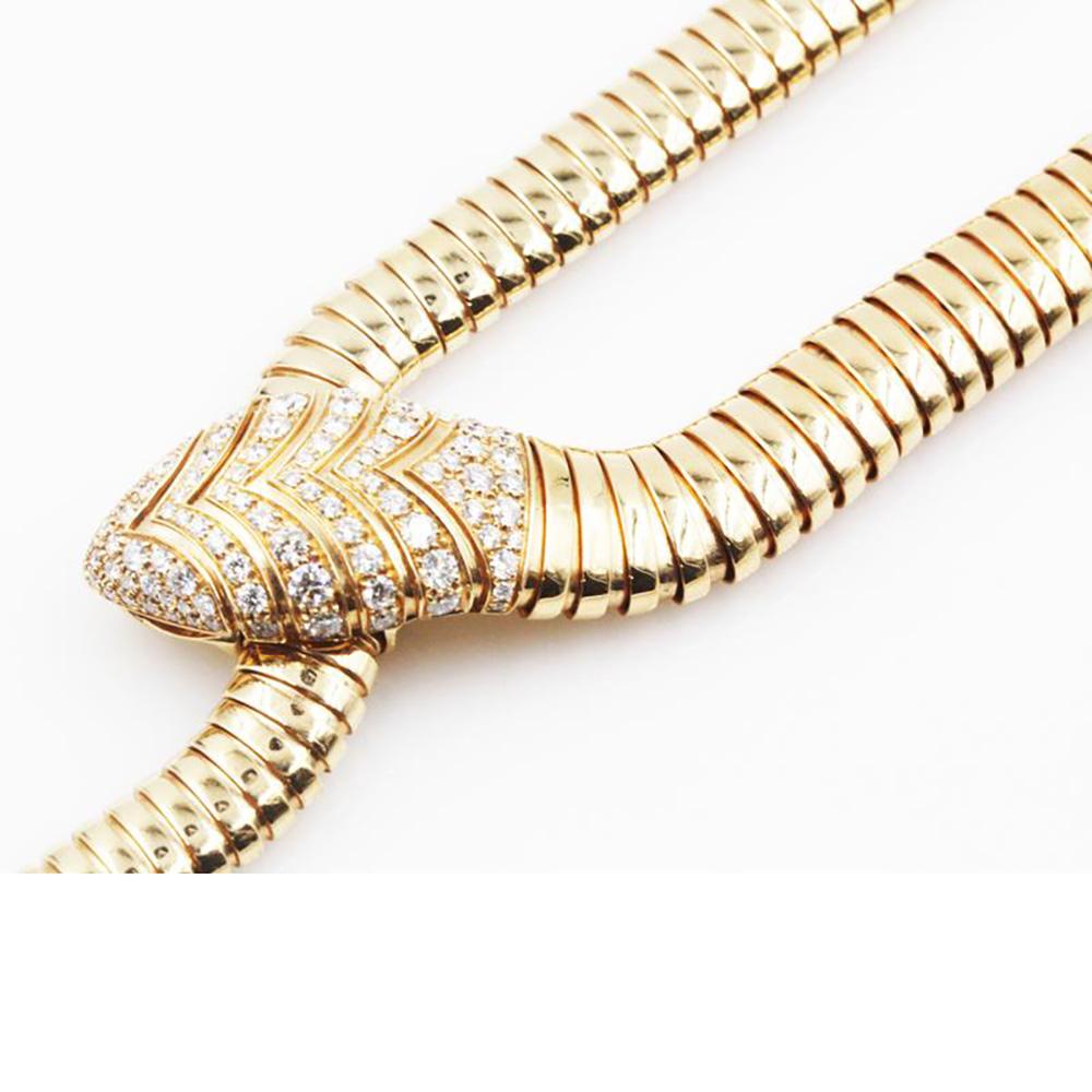 bulgari snake necklace