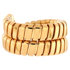 Bvlgari Serpenti Tubogas Anello a fascia singola in oro giallo 18k