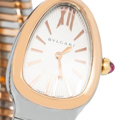 Bvlgari Serpenti Tubogas SP35SPG 2014 Booklets 18k RG Two Tone Quartz Watch 23mm
