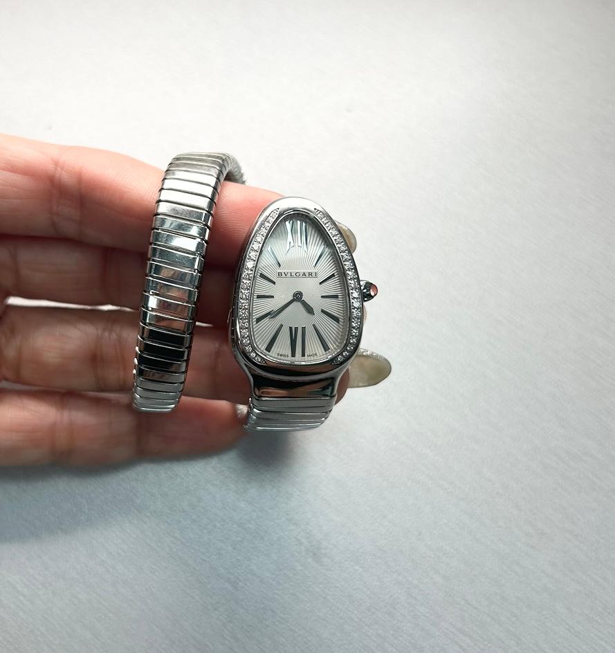 Contemporary Bvlgari Serpenti Tubogas Watch For Sale