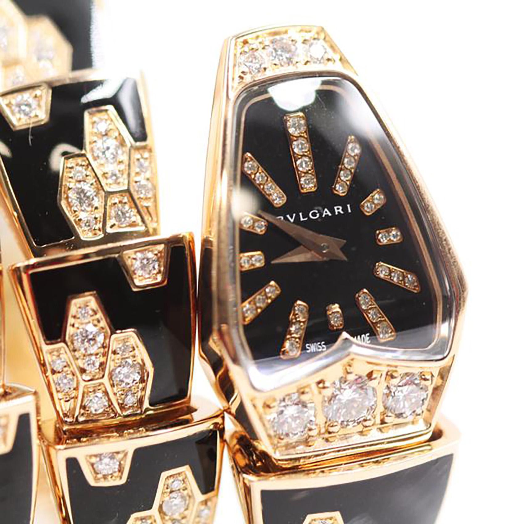 serpenti diamond watch