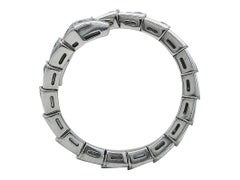 Anello Bvlgari Serpenti Viper in oro bianco 18 carati e diamanti