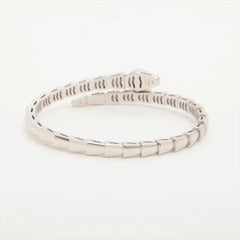 Bvlgari Serpenti Viper 18K White Gold & Diamond Bracelet & Certificate 2025