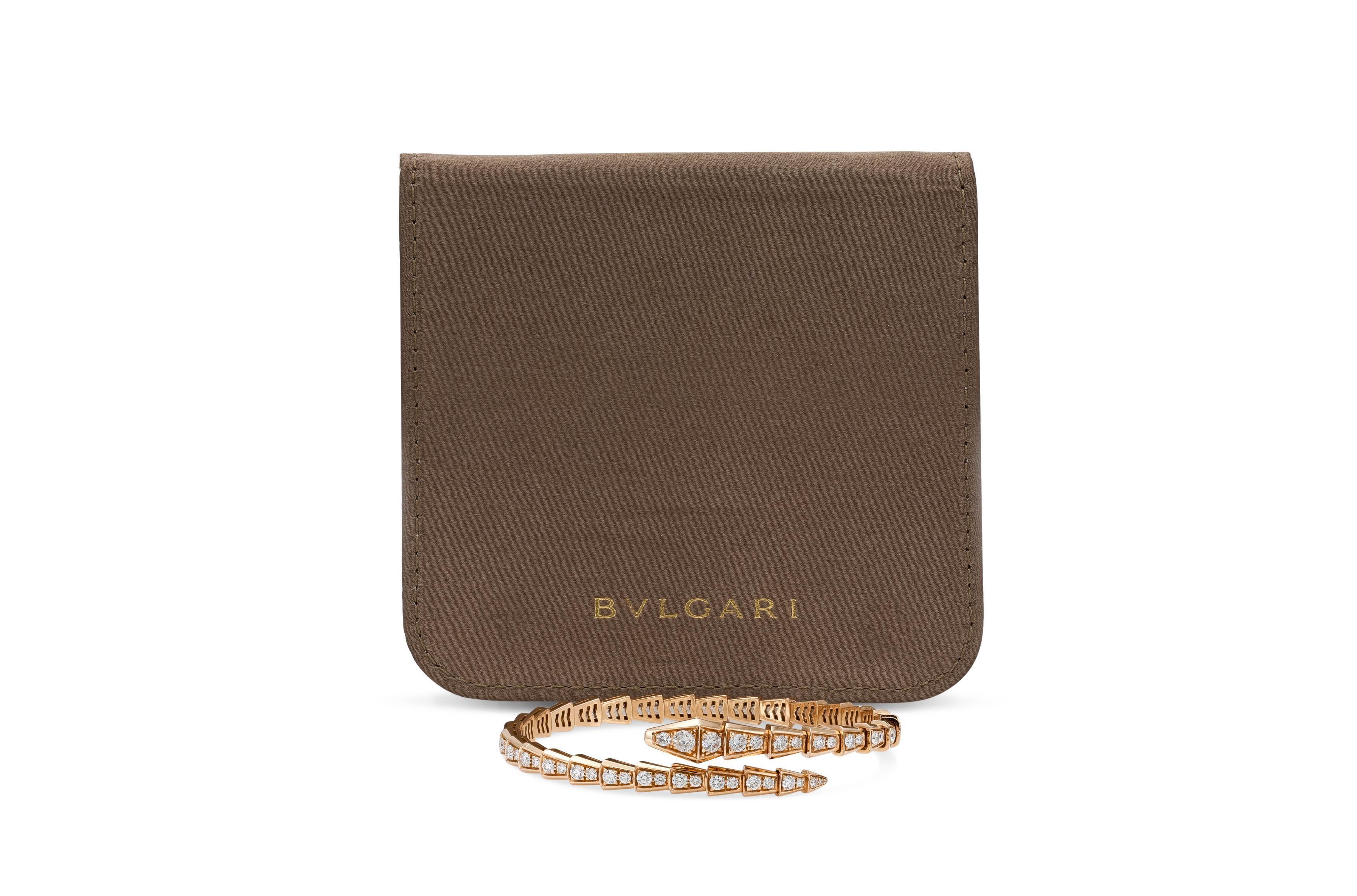 Women's Bvlgari Serpenti Viper Diamond Bracelet For Sale