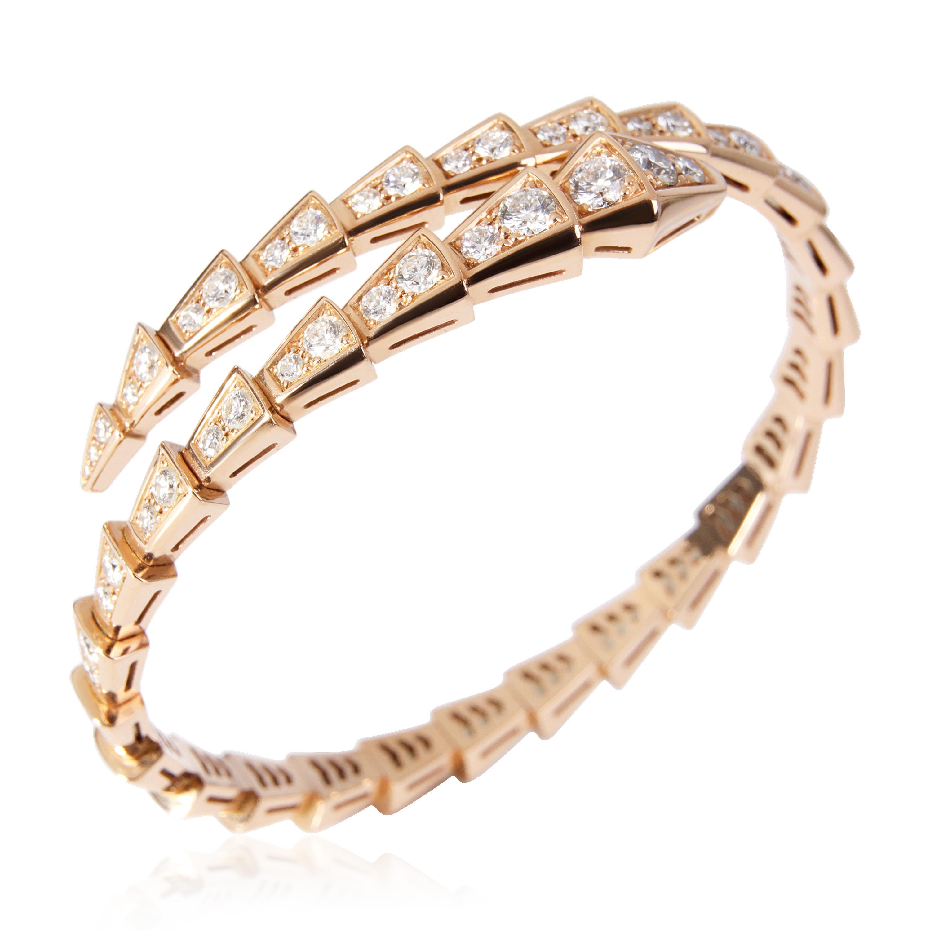 BVLGARI Serpenti Viper Diamond Bracelet in 18k Rose Gold

PRIMARY DETAILS
SKU: 121054
Listing Title: BVLGARI Serpenti Viper Diamond Bracelet in 18k Rose Gold
Condition Description: Retails for 30800 USD. In excellent condition. Will fit wrist up to