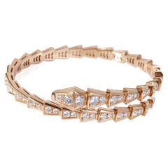 Bvlgari Serpenti Viper Diamond Bracelet in 18k Rose Gold