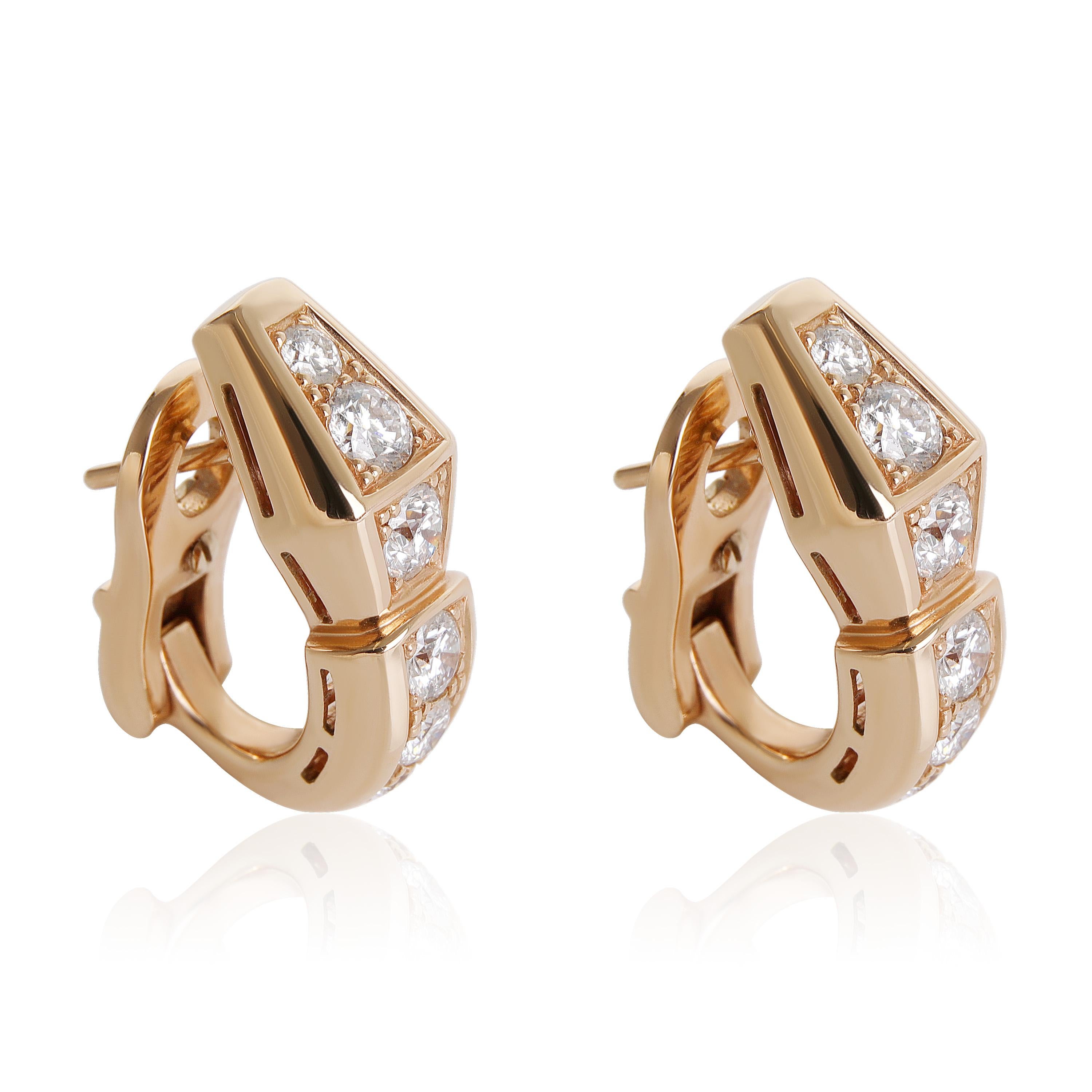 BVLGARI Serpenti Viper Diamond Earrings in 18K Rose Gold

PRIMARY DETAILS
SKU: 121052
Listing Title: BVLGARI Serpenti Viper Diamond Earrings in 18K Rose Gold
Condition Description: Retails for 14500 USD. In excellent condition. Comes with