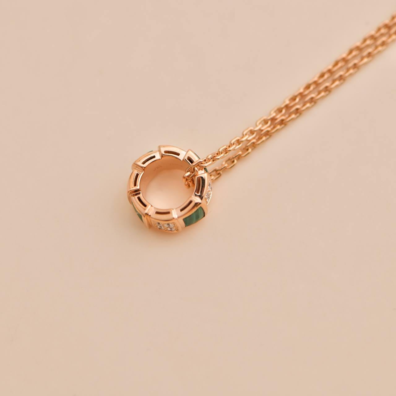 bulgari malachite necklace