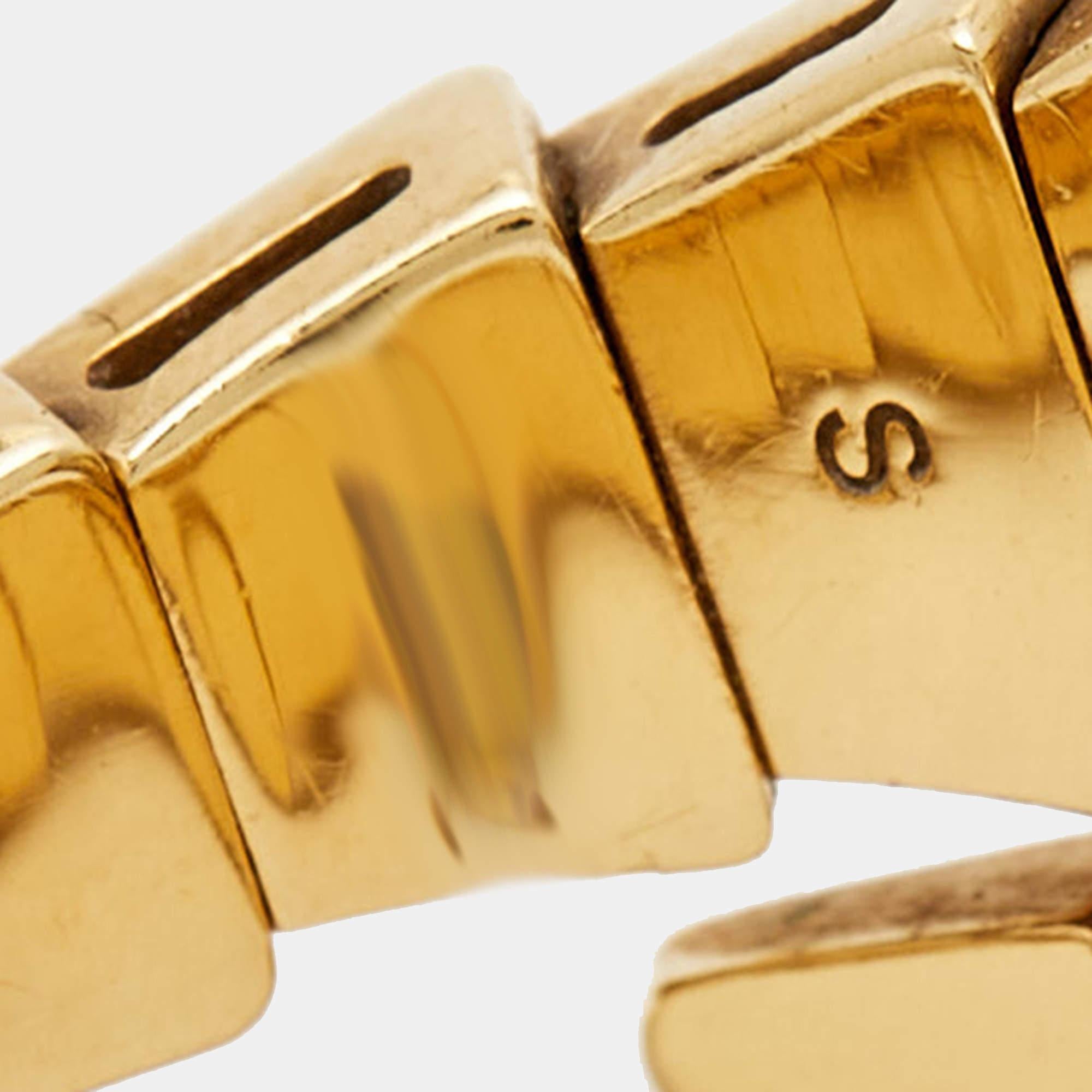 bulgari serpenti ring yellow gold