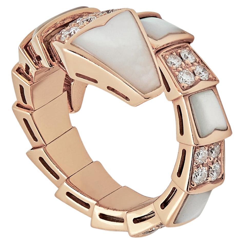 BVLGARI Serpenti Viper One-Coil Ring 350667