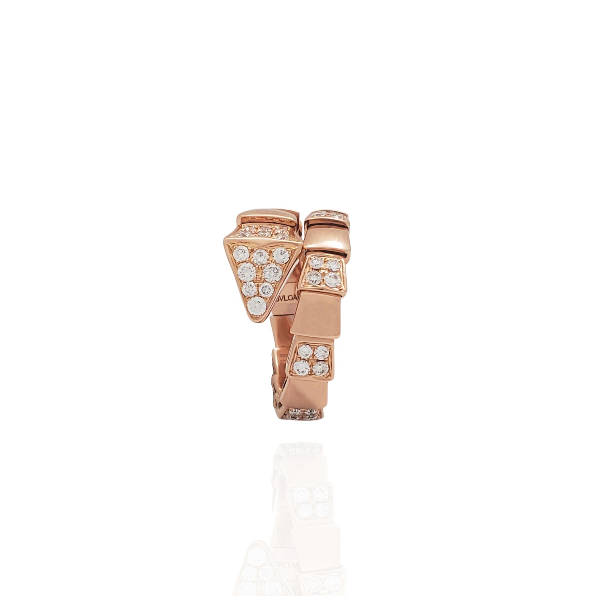 bvlgari serpenti viper ring rose gold