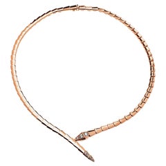 Bvlgari Serpenti Collar Víbora Oro Rosa 357864/357863