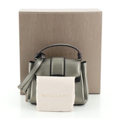 Bvlgari Serpenti Viper Top Handle Bag Leather Mini