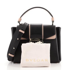 Bvlgari Serpenti Viper Top Handle Leather