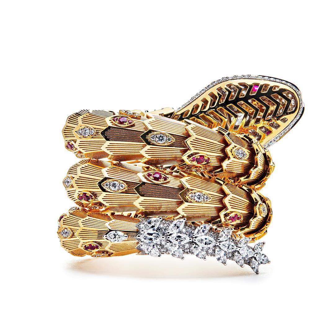 white gold serpenti bracelet