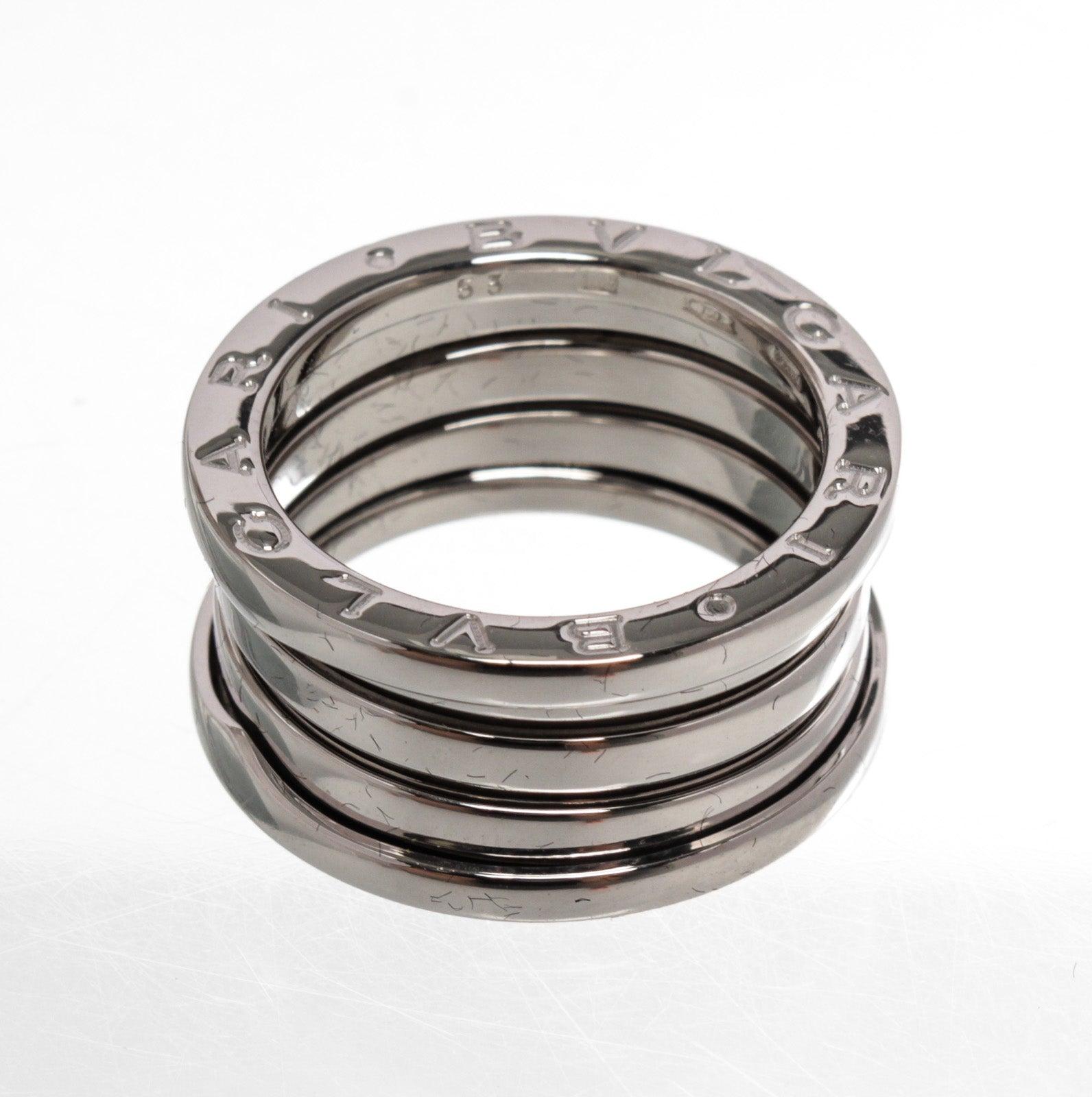 Women's or Men's Bvlgari Silver B.Zero 1 Four Ring