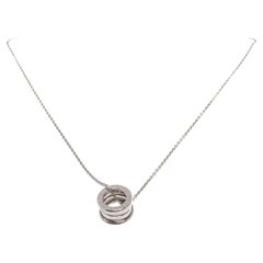 Bvlgari Collier à pendentif B.Zero 1 en argent