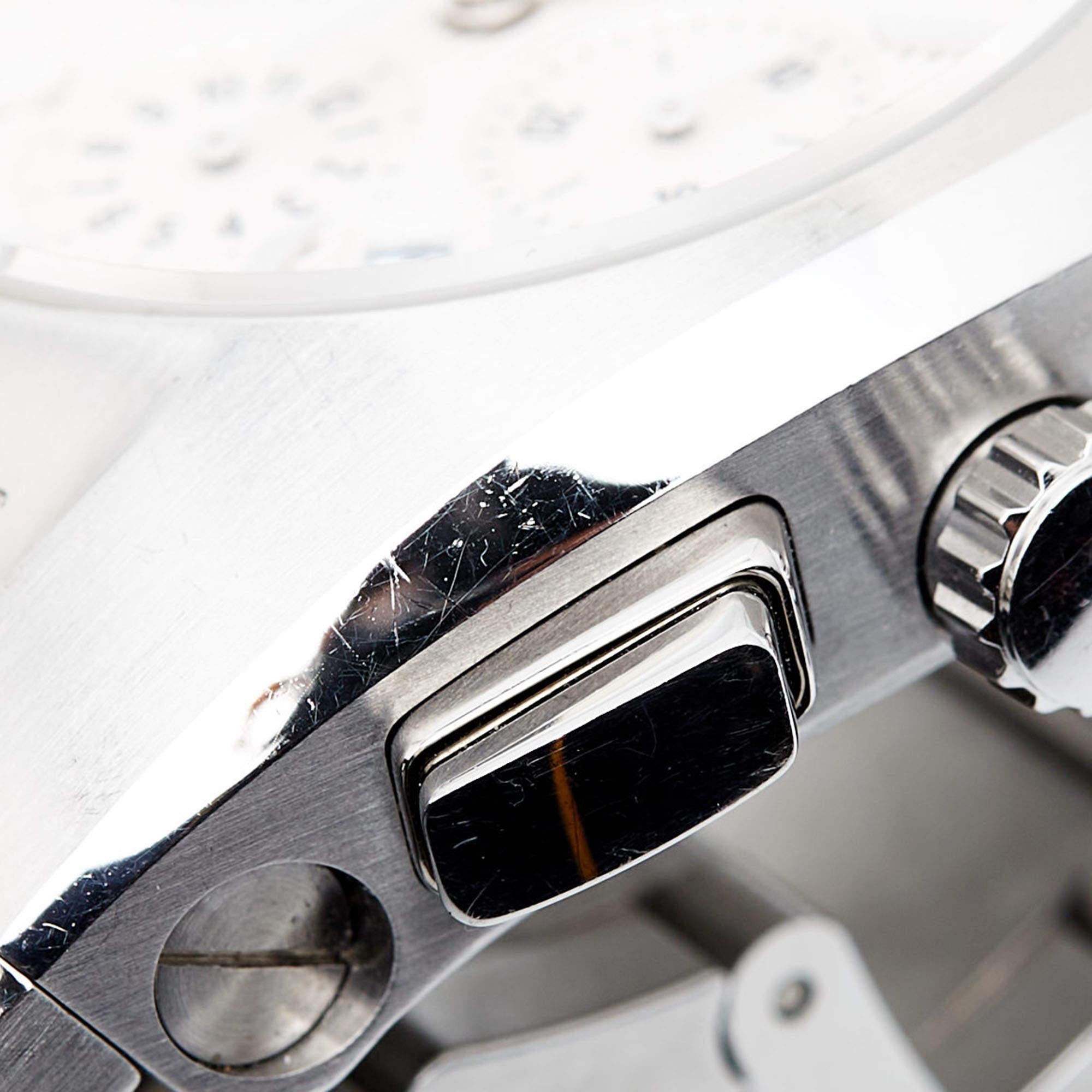 Bvlgari Montre-bracelet pour homme Ergon EG 35 S CH en argent et acier inoxydable, 35 mm Pour hommes en vente