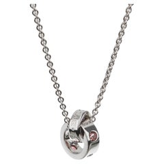 Collana con ciondolo in oro bianco Bvlgari Sorbetti Tormalina e Ametista