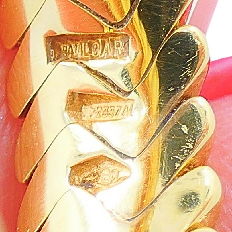 Bvlgari  Anello Spiga con tormalina in oro 18 carati 4
