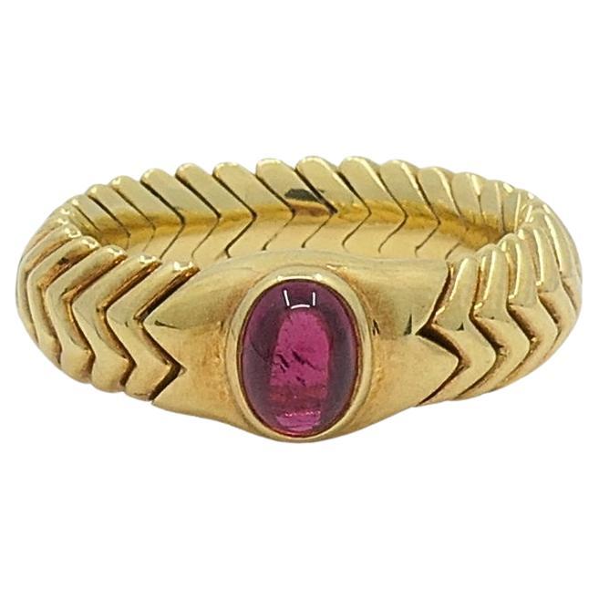 Bvlgari  Anillo de turmalina Spiga de oro de 18 quilates
