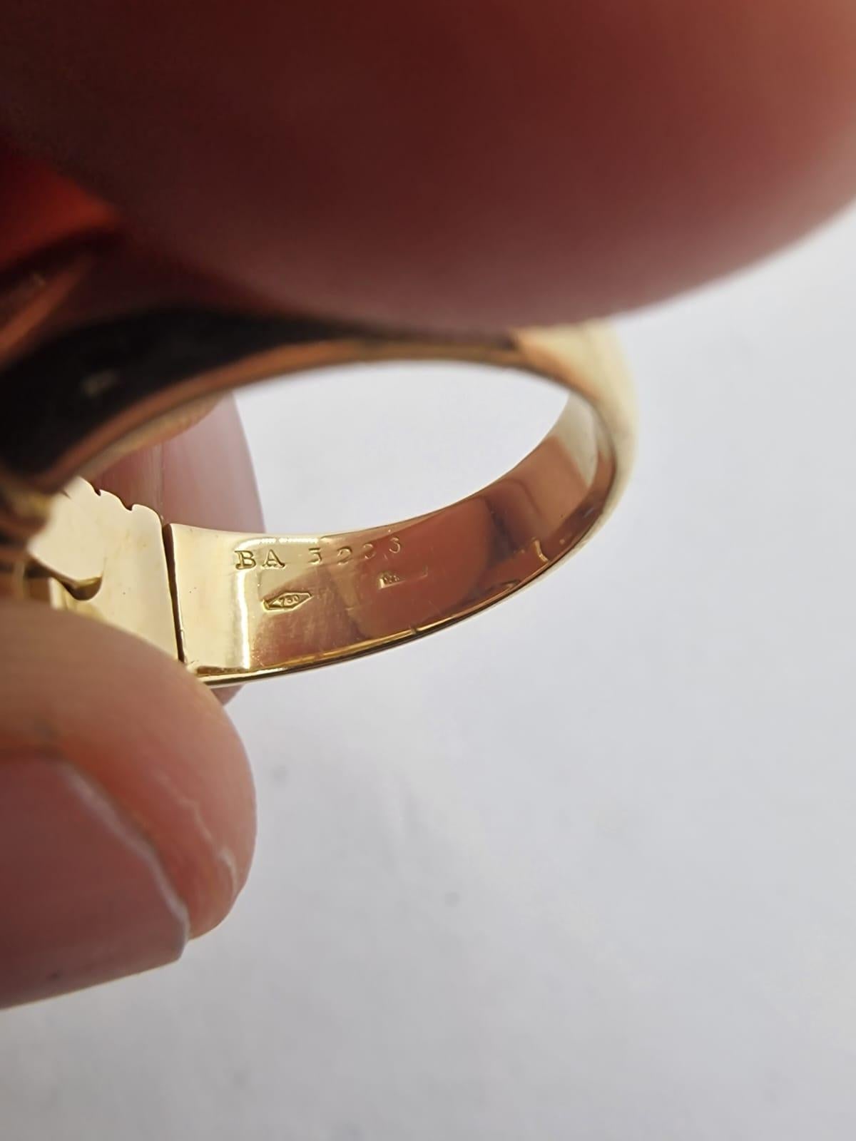 Women's Bvlgari Spiga 18 Karat Yellow Gold Ring