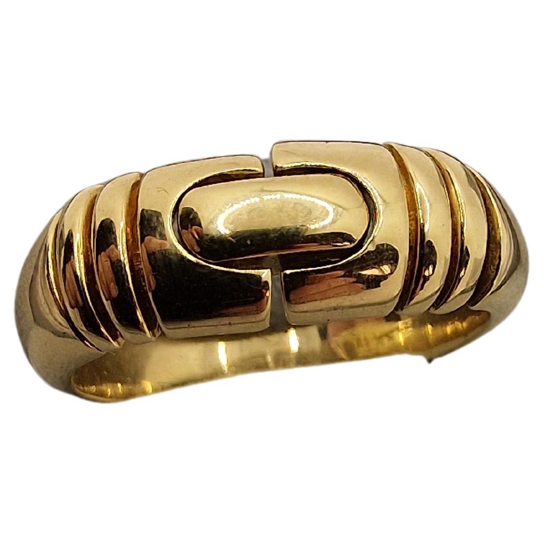 Bvlgari Spiga 18 Karat Yellow Gold Ring