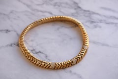 BVLGARI "Spiga" Diamond Collar Necklace