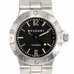 Bvlgari Stainless Steel Diagono Automatic Wristwatch circa 1995