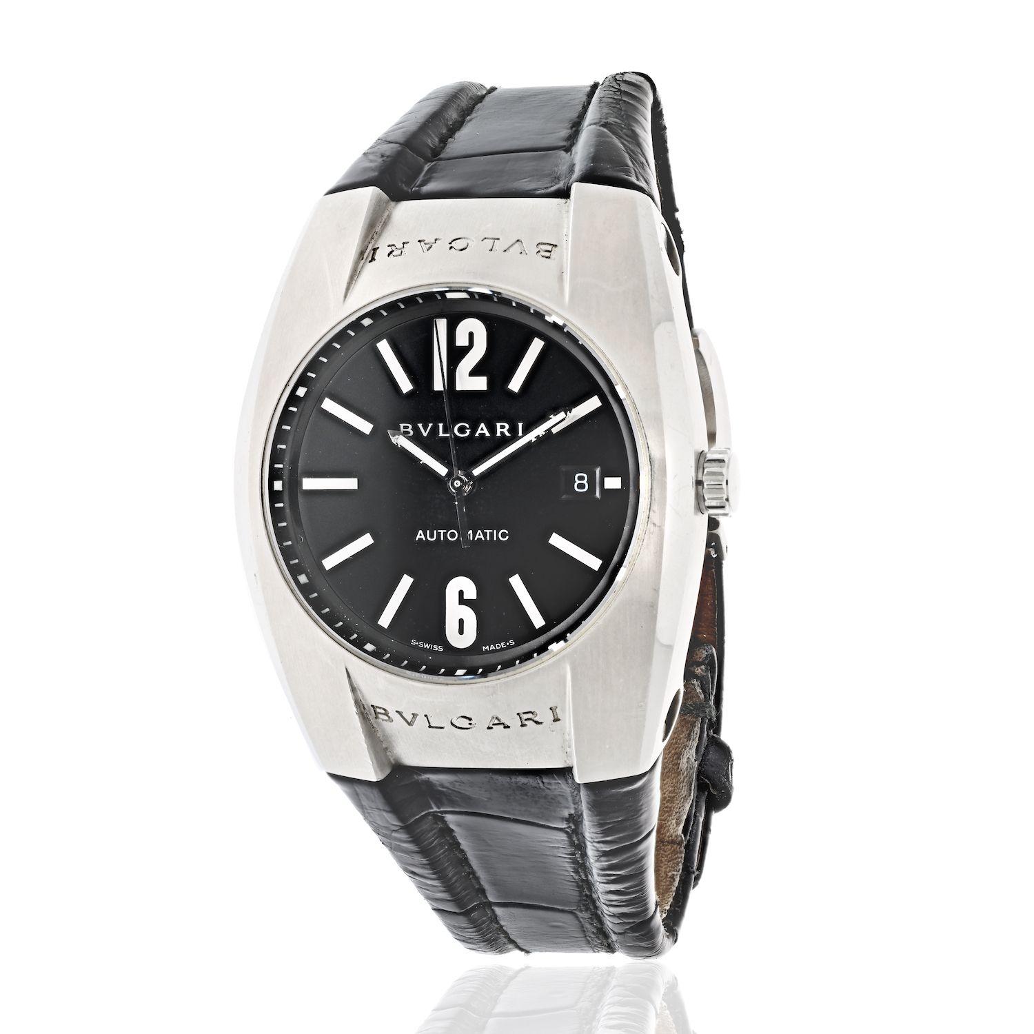 black bvlgari watch