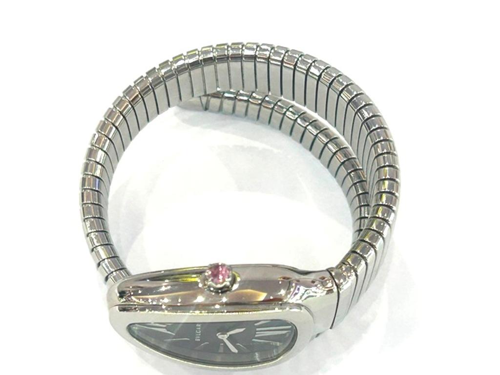 Bvlgari Stainless Steel Serpenti Tubogas Watch PO31338 6