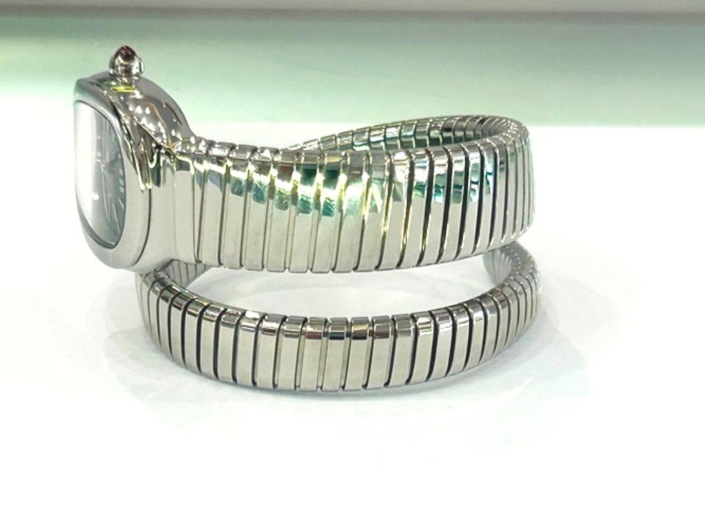 Bvlgari Stainless Steel Serpenti Tubogas Watch PO31338 4