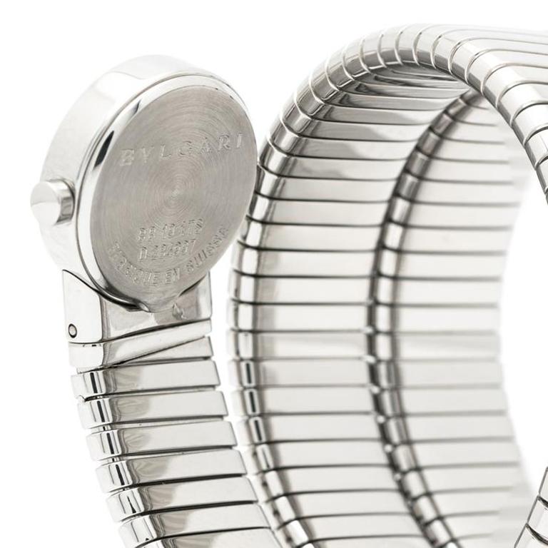 Bvlgari Stainless Steel Tubogas Wrap BB191TS 1