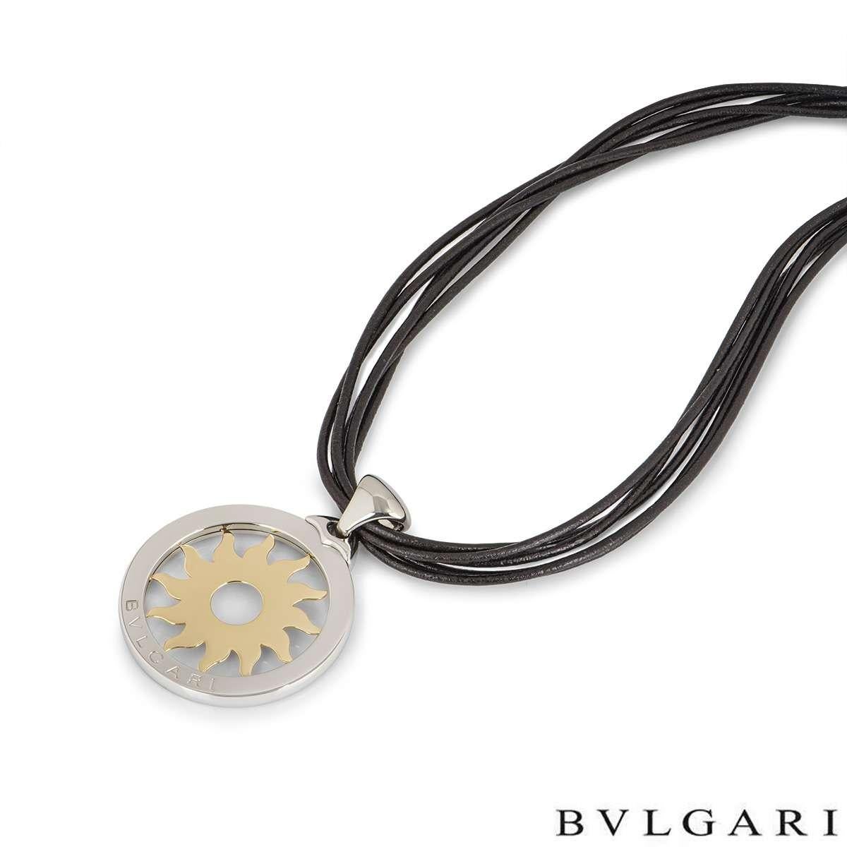bvlgari tondo sun pendant