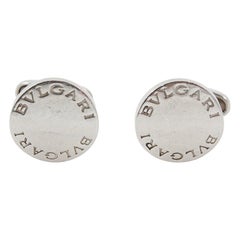 Vintage Bvlgari Sterling Silver Cufflinks