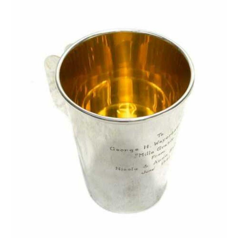 Gilt Bvlgari Sterling Silver Handled Cup from Nicola Bulgari