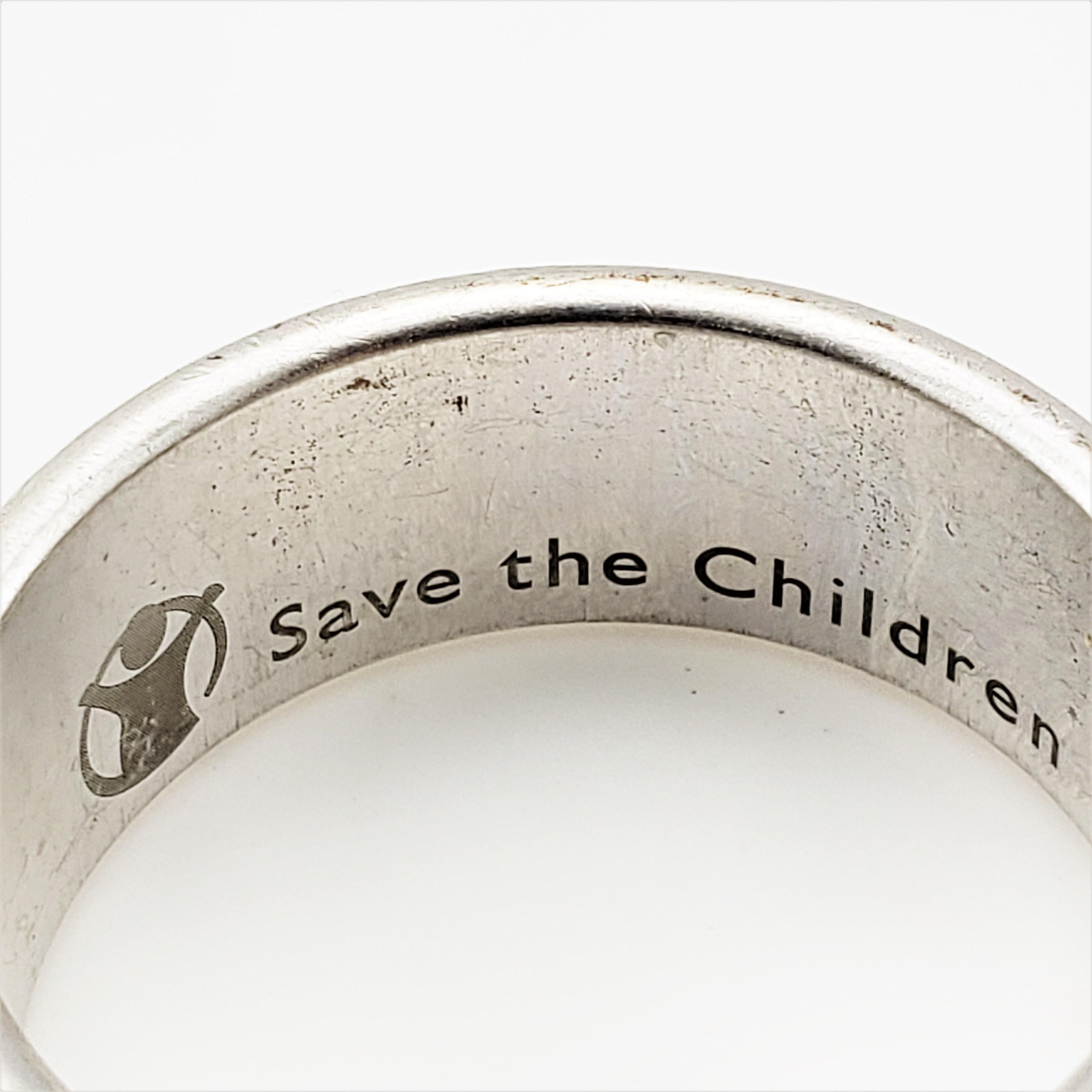 Women's Bvlgari Sterling Silver Save the Children Ring