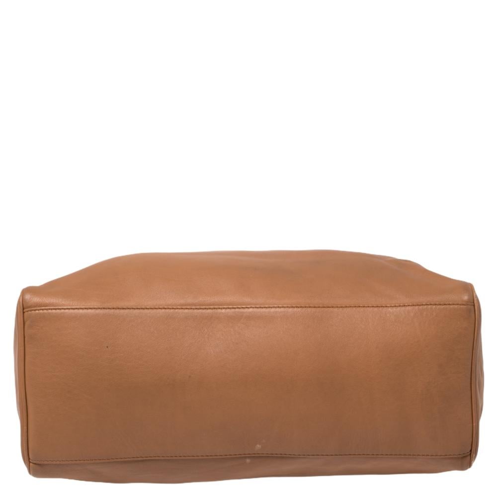 Bvlgari Tan Leather Casa Fondata Satchel 3