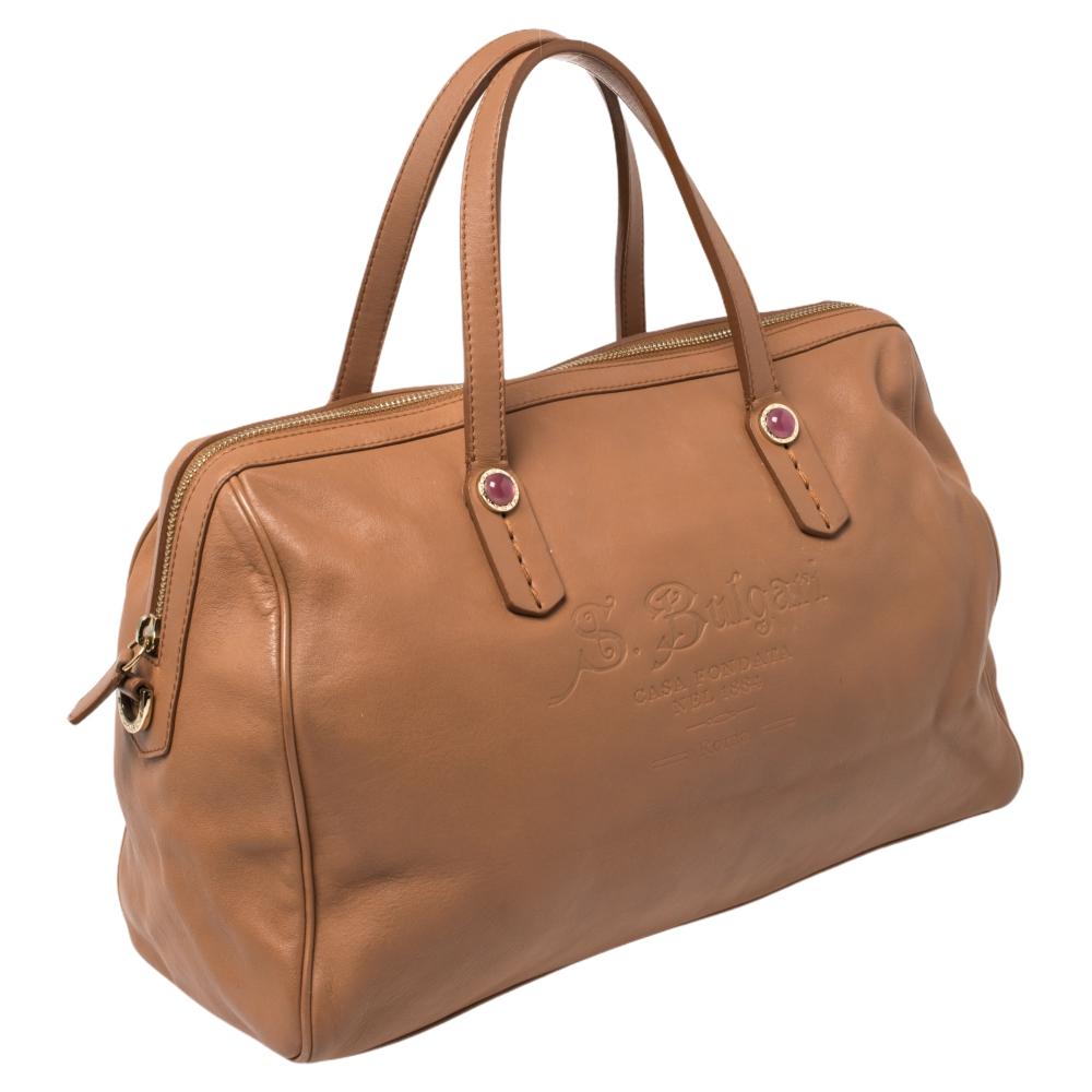 tan satchel