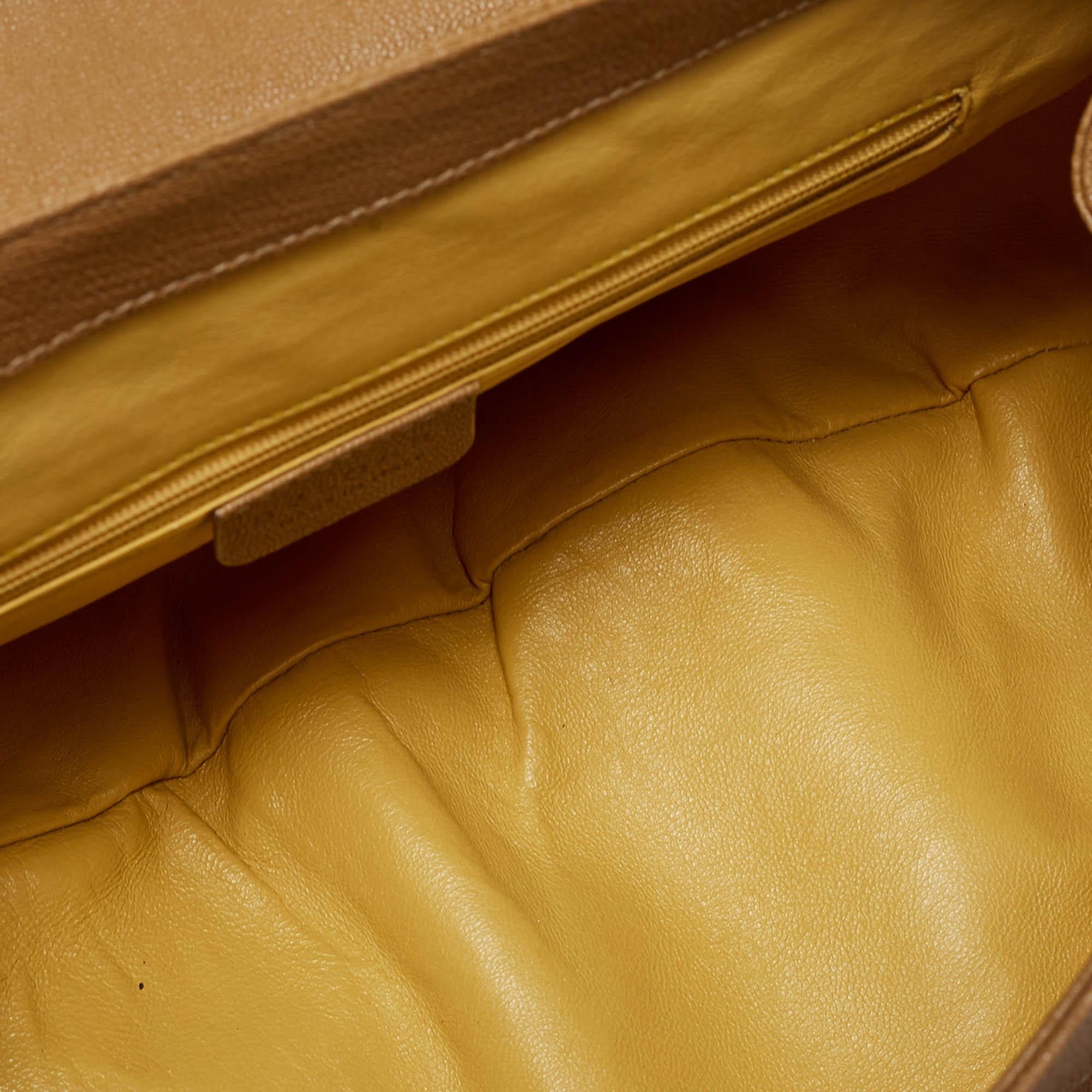 Bvlgari Tan Leather Chandra Shoulder Bag 1