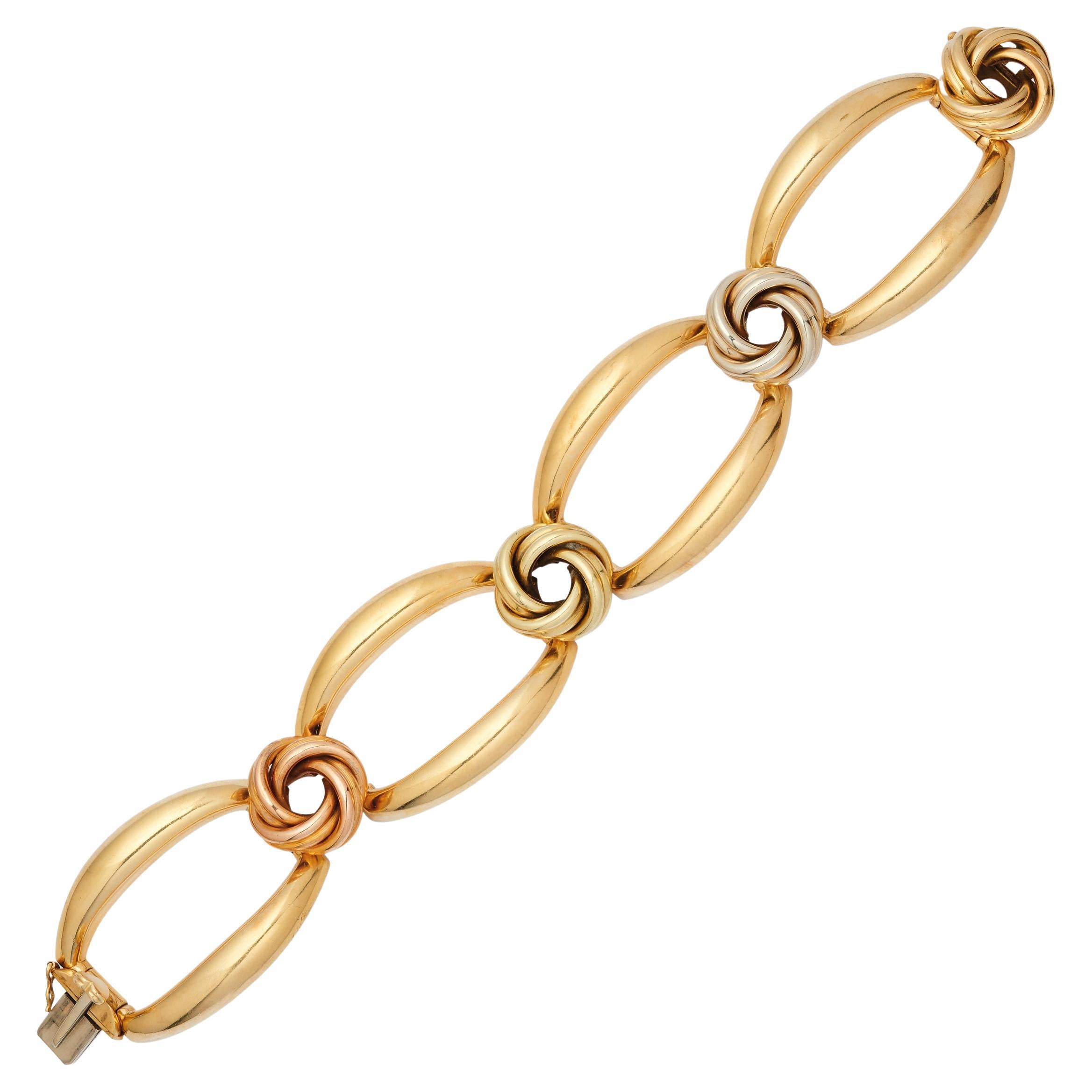 Bvlgari Three Color Gold Bracelet