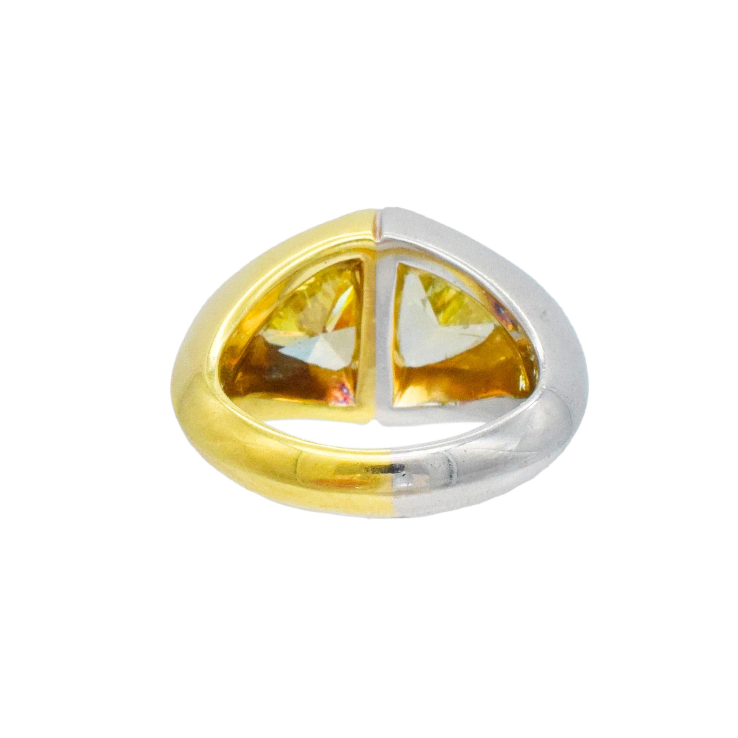BVLGARI   toi et moi  Bague en diamant jaune t en vente 2