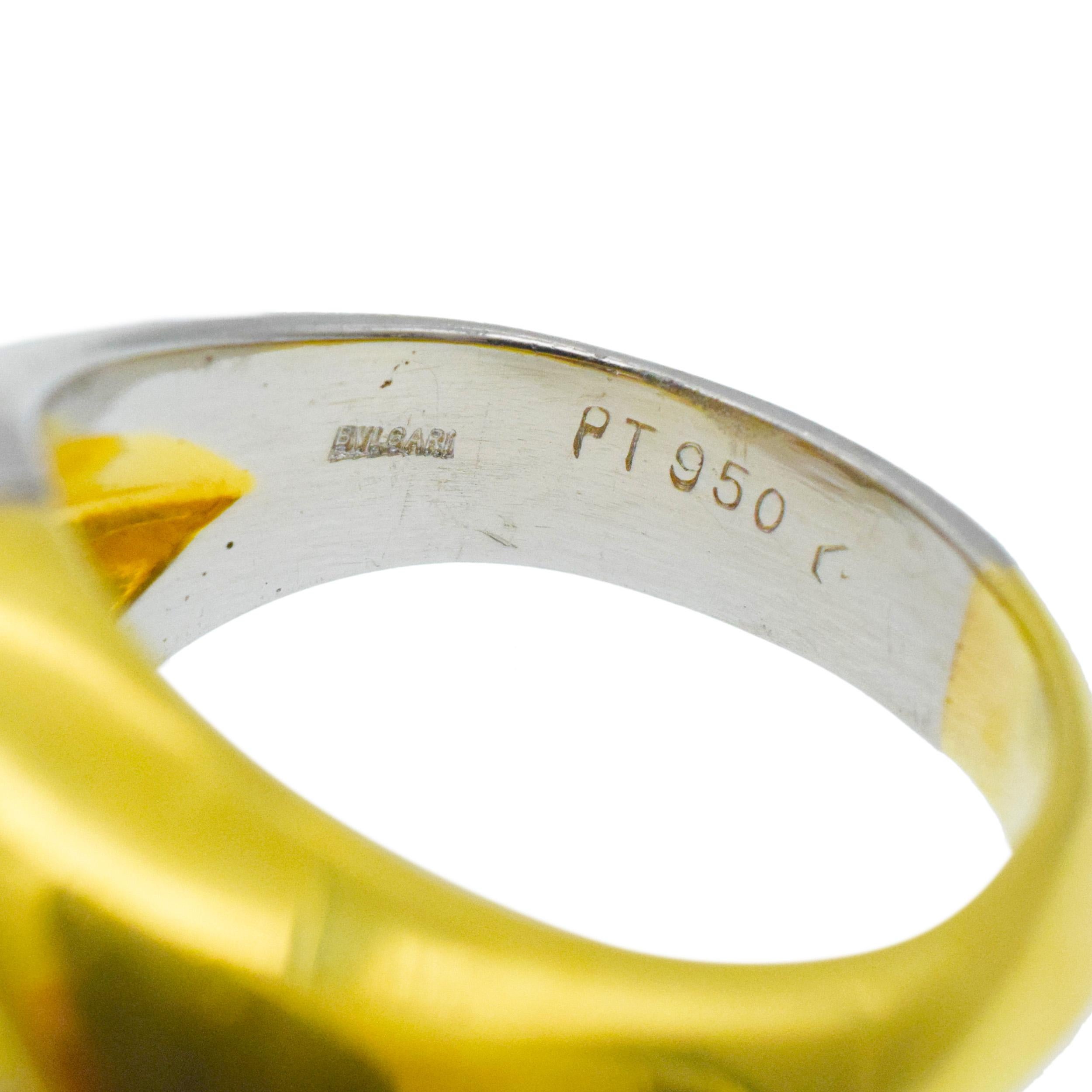 BVLGARI   toi et moi  Bague en diamant jaune t en vente 3