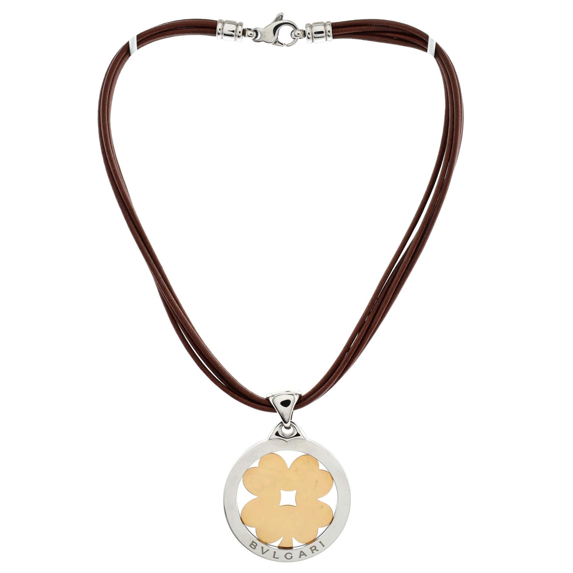 bvlgari clover necklace