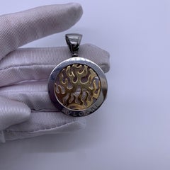 Bvlgari Tondo Fire Pendant 18K Yellow Gold STEEL