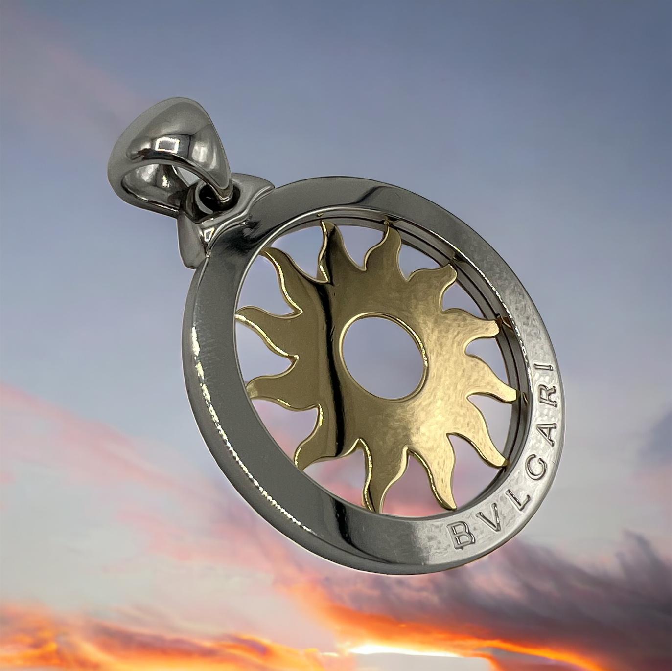bvlgari sun pendant