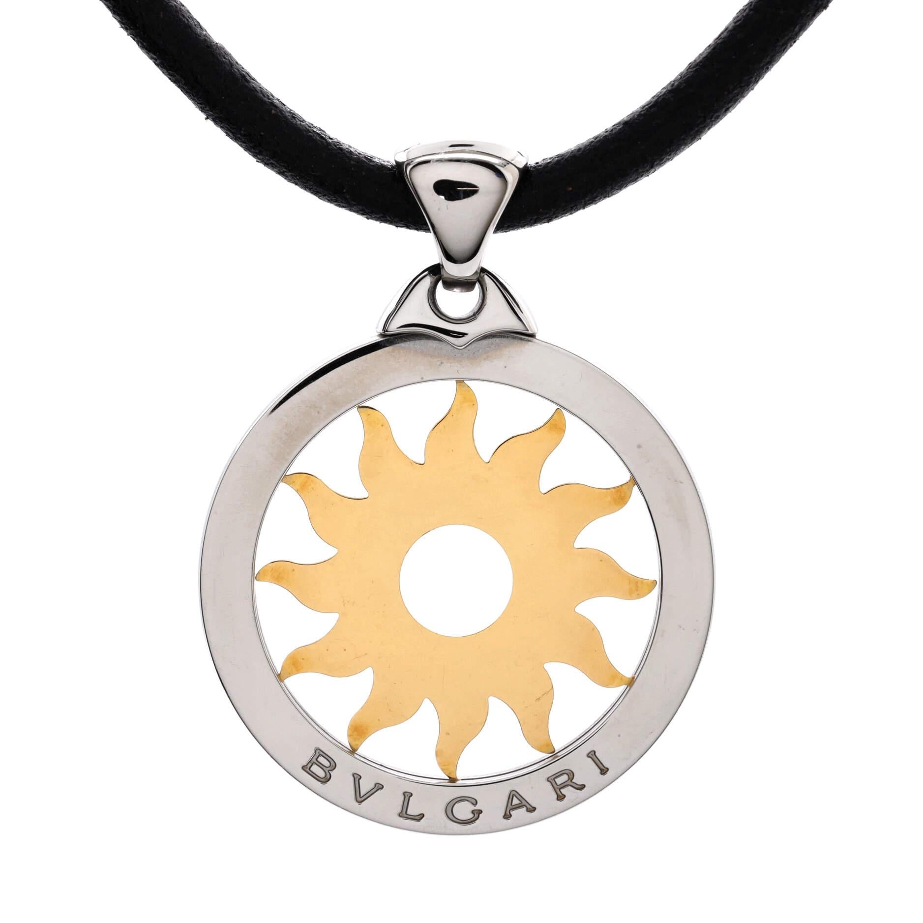 Collier Soleil Bvlgari - 2 en vente sur 1stDibs | pendentif bulgari soleil,  bulgari tondo