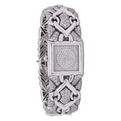 Bvlgari Trika 18K White Gold All Diamond Watch