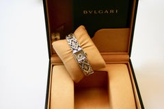 Bvlgari Trika White Gold and Diamonds Paved Watch 'Bulgari'