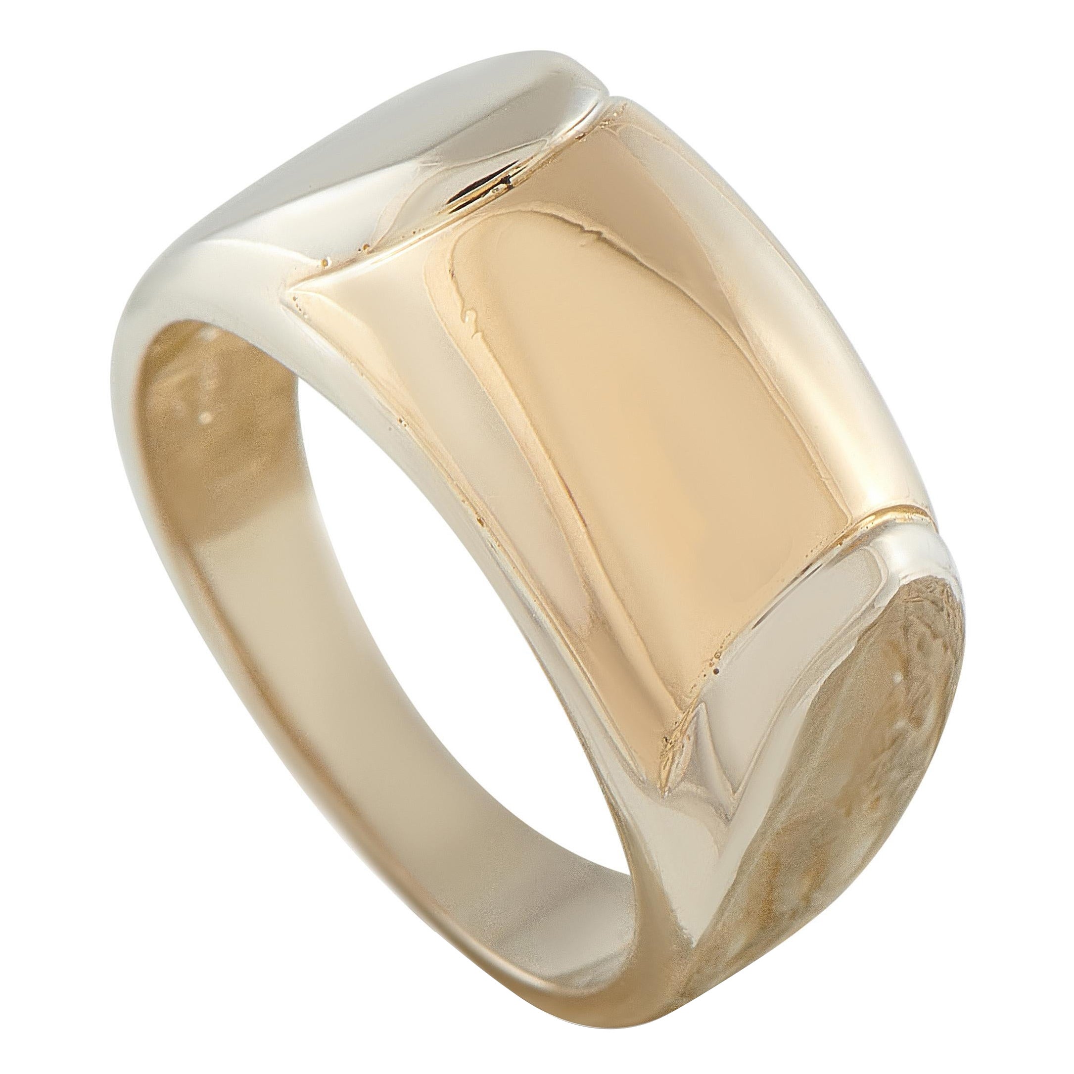 Bvlgari Tronchetto 18K Yellow Gold Ring #5092